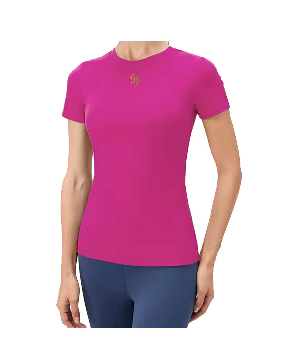 Gg Luxe Fitted Tee - Bubblegum Pink