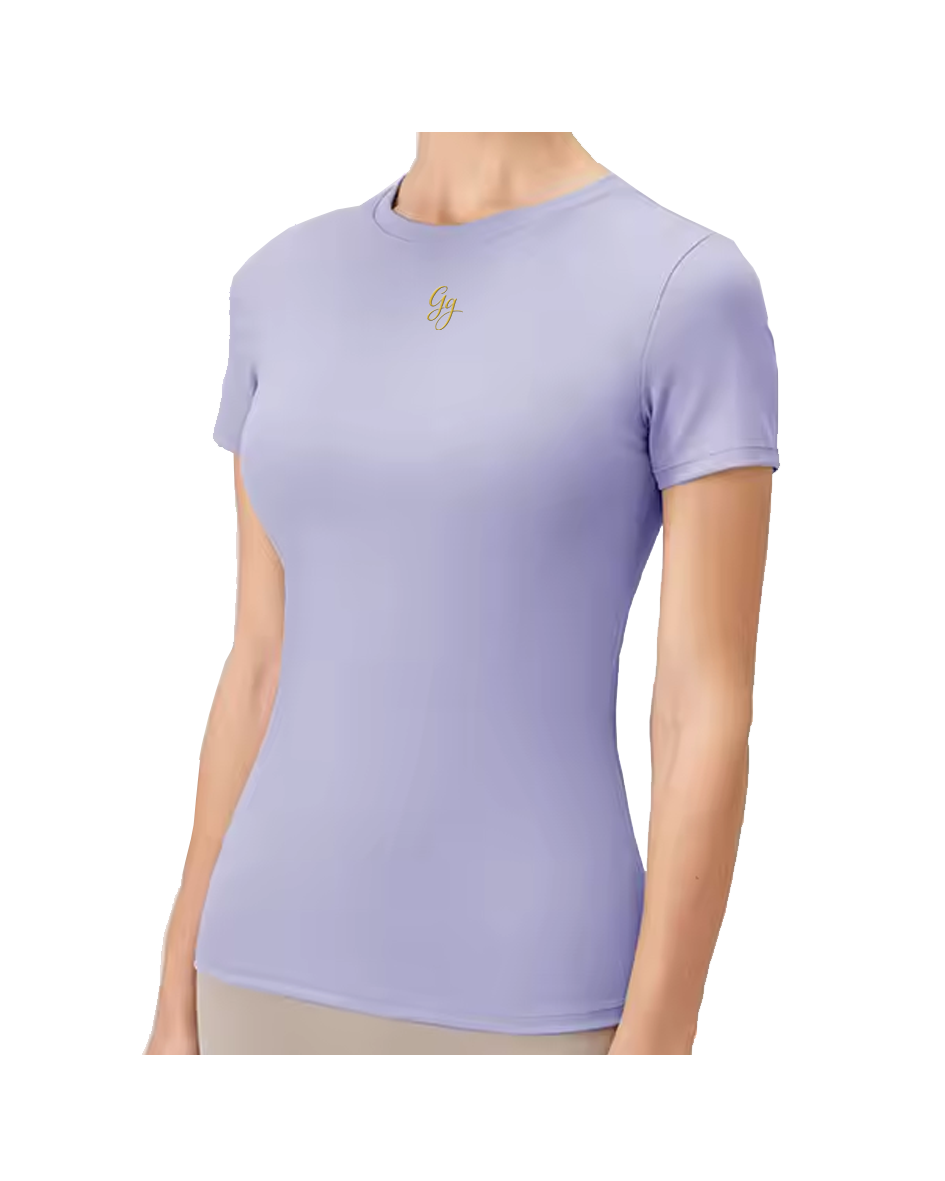 Gg Luxe Fitted Tee - Purple