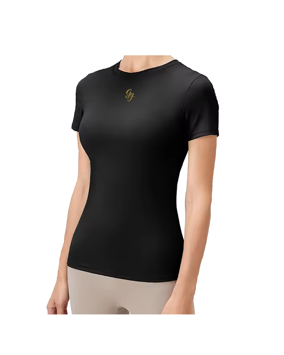 Gg Luxe Fitted Tee - Black