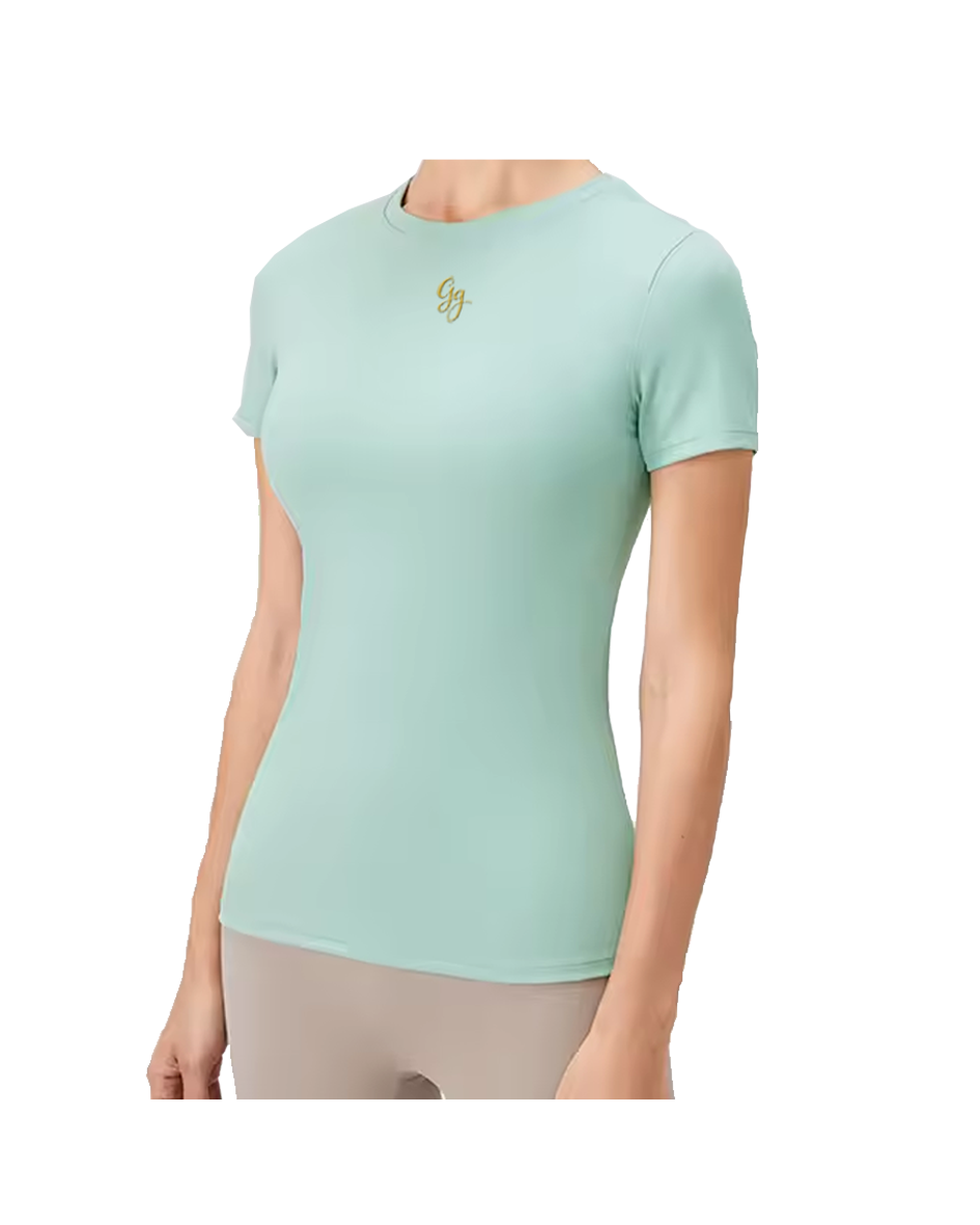 Gg Luxe Fitted Tee - Mist Green