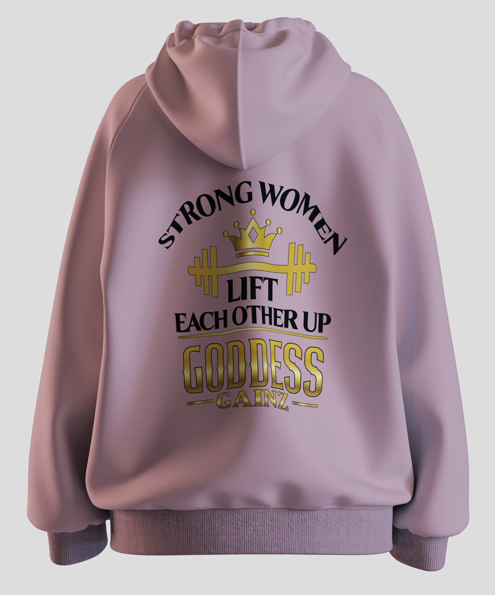 Strong Women Lift Each Other Up - Premium Hoodie - Cotton Care