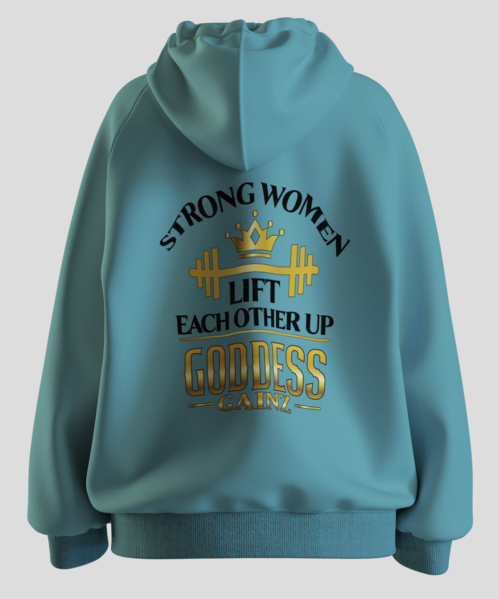 Strong Women Lift Each Other Up - Premium Hoodie - Cotton Care