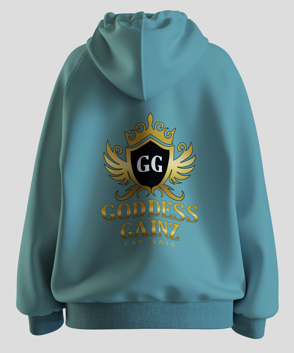 Goddess Gainz - Premium Hoodie - Cotton Care