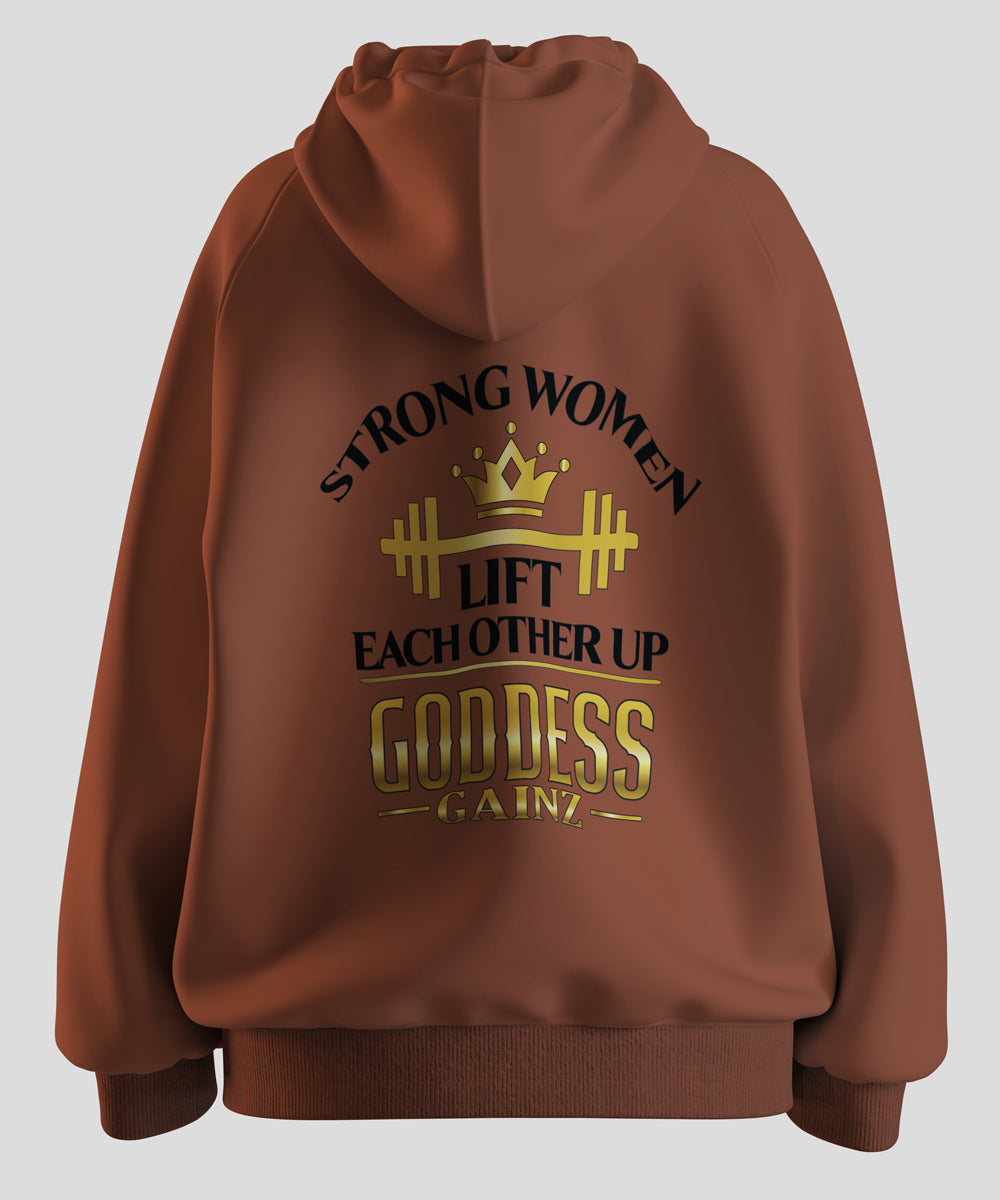Strong Women Lift Each Other Up - Premium Hoodie - Cotton Care