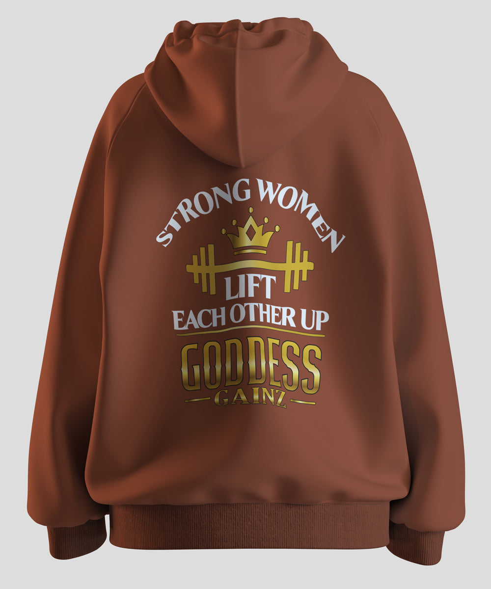 Strong Women Lift Each Other Up - Premium Hoodie - Cotton Care
