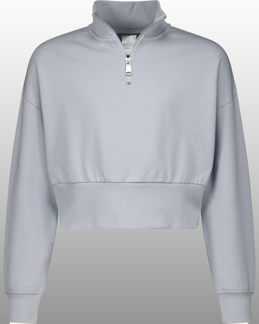 Slay The Day The Goddess Way - ¼ Zip Jacket Light Blue