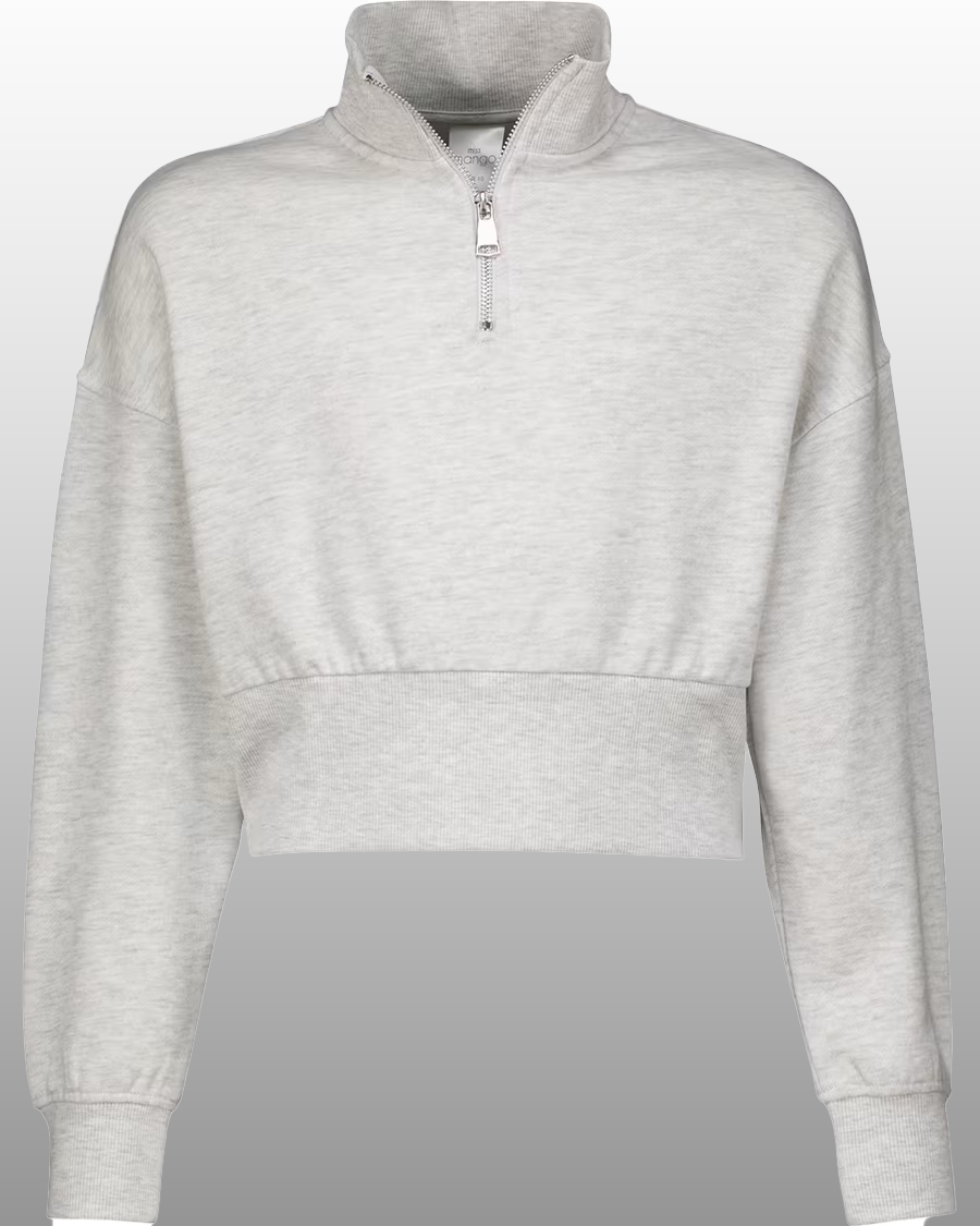 Slay The Day The Goddess Way - ¼ Zip Jacket Light Grey